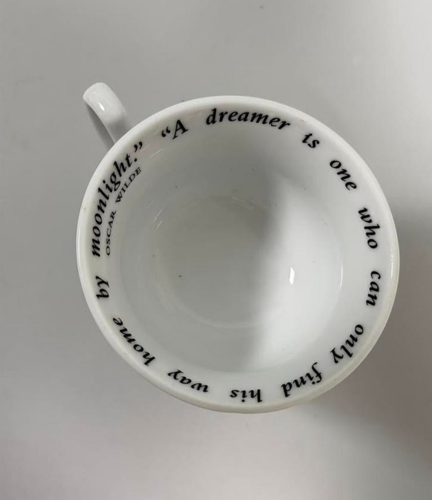 Hendrick’s Gin theekopje theekop kopje met Oscar Wilde quote, Ophalen of Verzenden