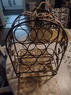 Wijnrek en etagère goudkleur, Ophalen, Metaal, Minder dan 50 cm