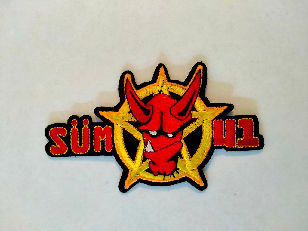Sum41 Sum 41 rock hardrock muziek kleding patch embleem, Ophalen of Verzenden, Nieuw, Kleding