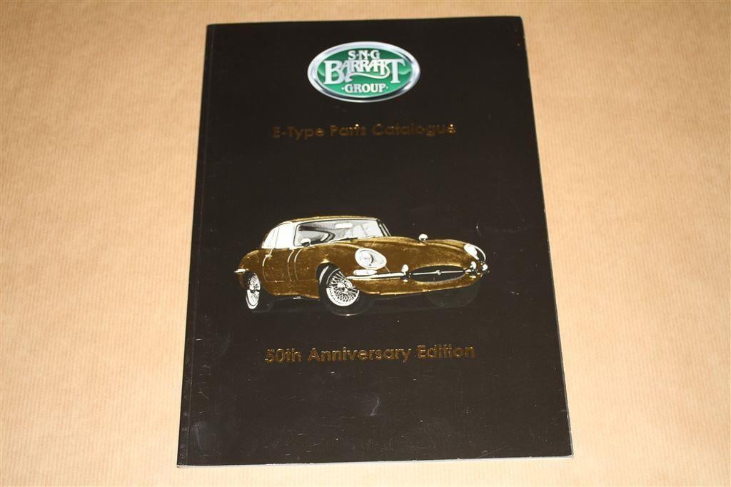 Jaguar - E-Type Parts Catalogue - 50th Anniversary Edition, Auto diversen, Handleidingen en Instructieboekjes, Ophalen of Verzenden