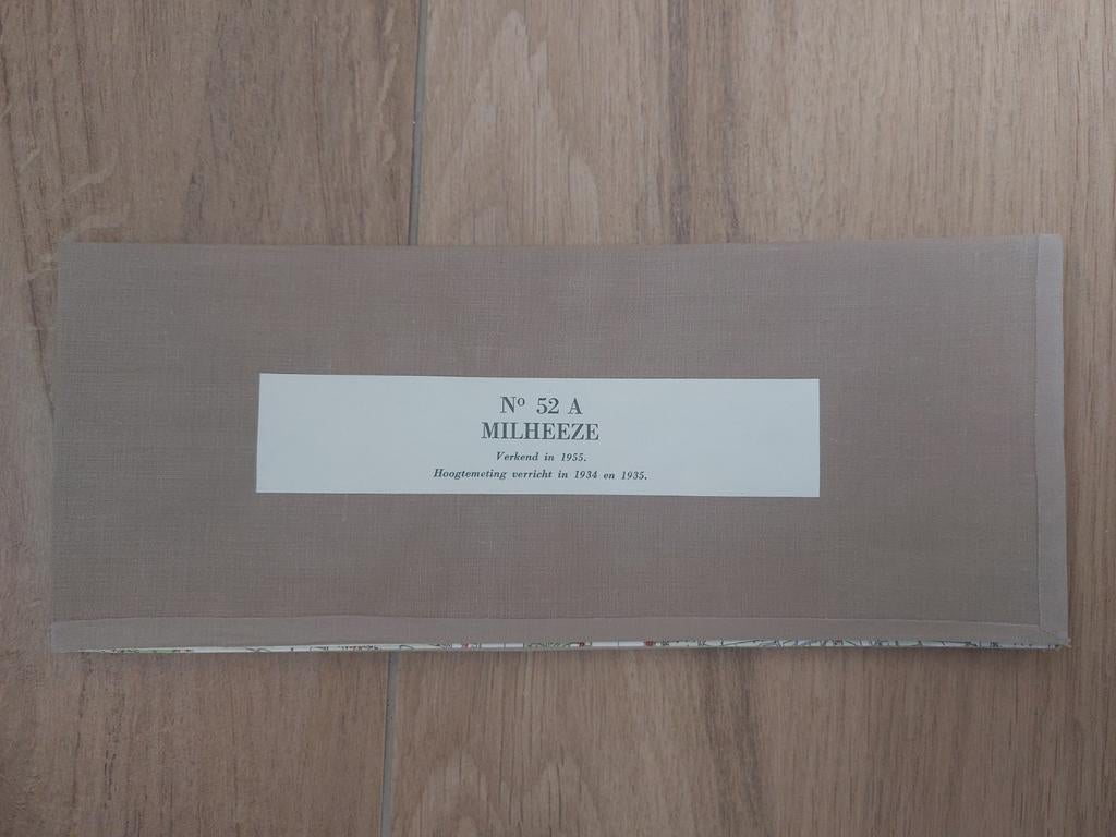 52A Milheeze Westerbeek De Rips Stippelberg Stafkaart 1958, Topografische Dienst Nederland, Ophalen of Verzenden, 1800 tot 2000