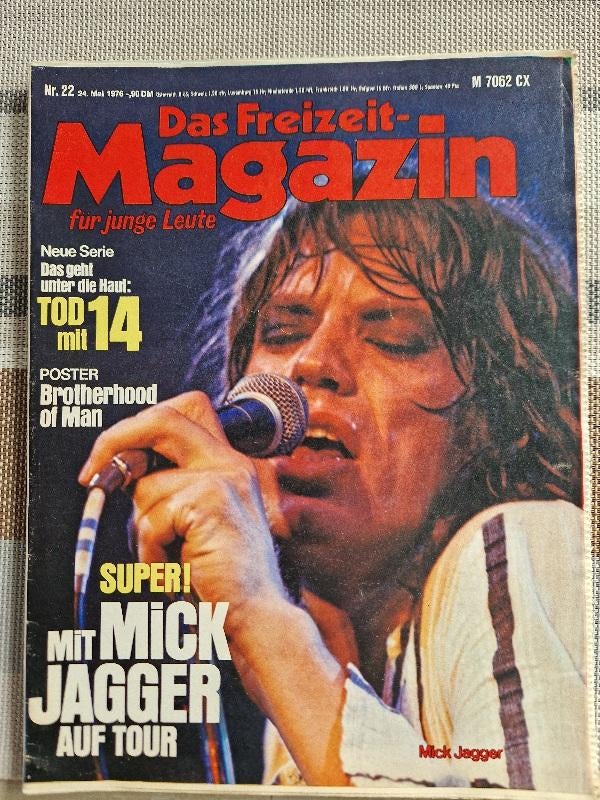 Das Freizeit Magazin, mei 1976, Stones, Beatles, Verzamelen, Ophalen of Verzenden, Gebruikt, Boek, Tijdschrift of Artikel