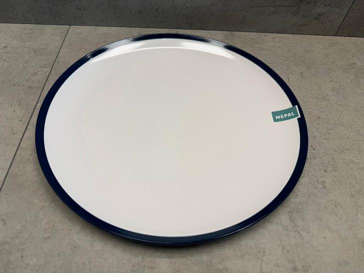 Mepal bord groot - blauw/wit - NIEUW - 11317, Caravans en Kamperen, Kampeeraccessoires, Nieuw, Ophalen of Verzenden
