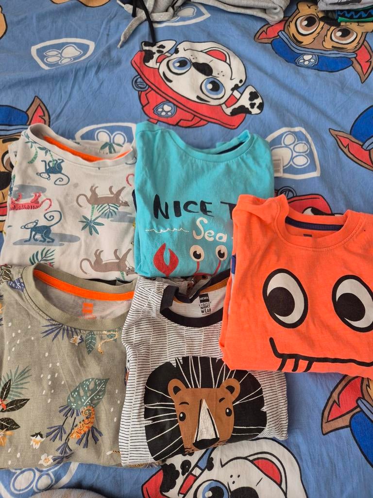 Zomerpyjama's korte en lange voor jongens 110/116, Kinderen en Baby's, Kinderkleding | Overige, Ophalen of Verzenden, Gebruikt