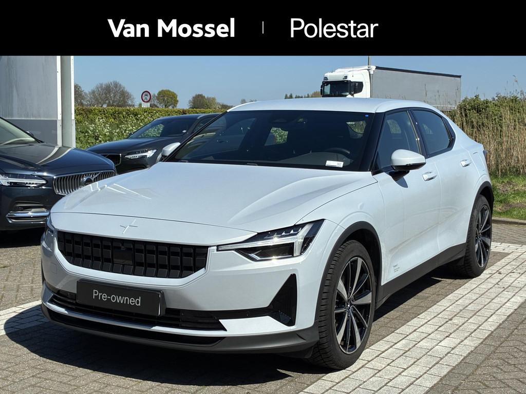 Polestar 2 Standard Range Single Motor 64kWh | Stoelverwarmi, Auto's, Polestar, Gebruikt, 63 kWh, 420 min, Regensensor