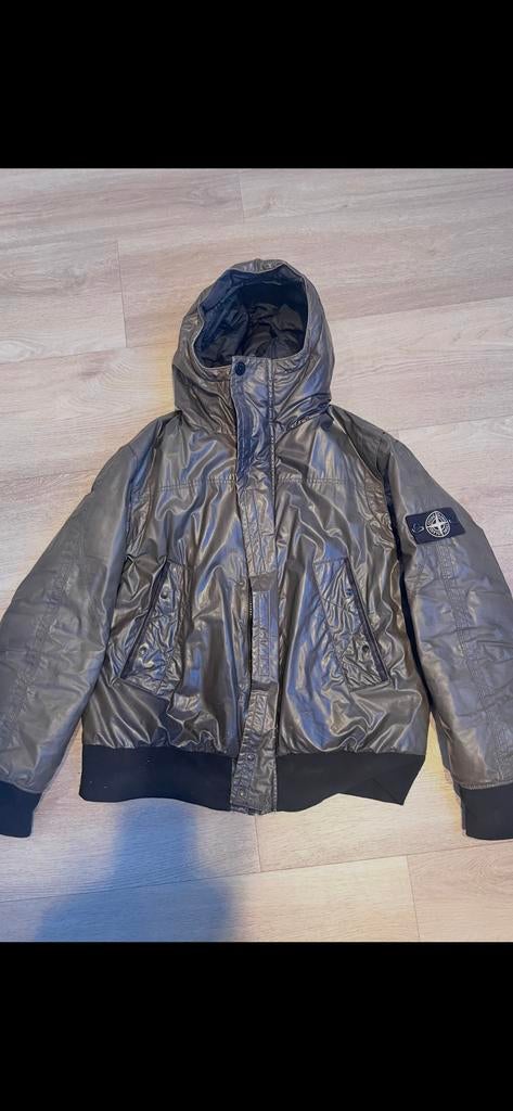 Stone Island jas (ice jacket) very rare, Kleding | Heren, Ophalen of Verzenden, Gedragen, Overige maten, Grijs