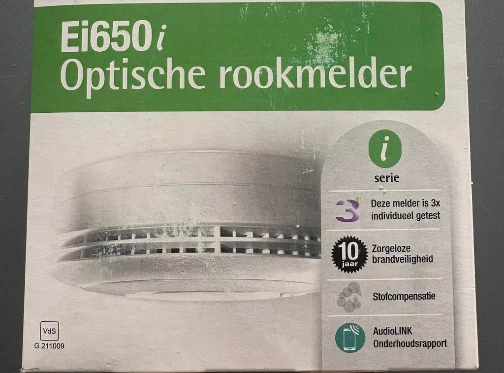 10x Ei650i optische rookmelder, Doe-het-zelf en Verbouw, Alarmsystemen, Detector, Sensor of Melder, Ophalen of Verzenden, Zo goed als nieuw