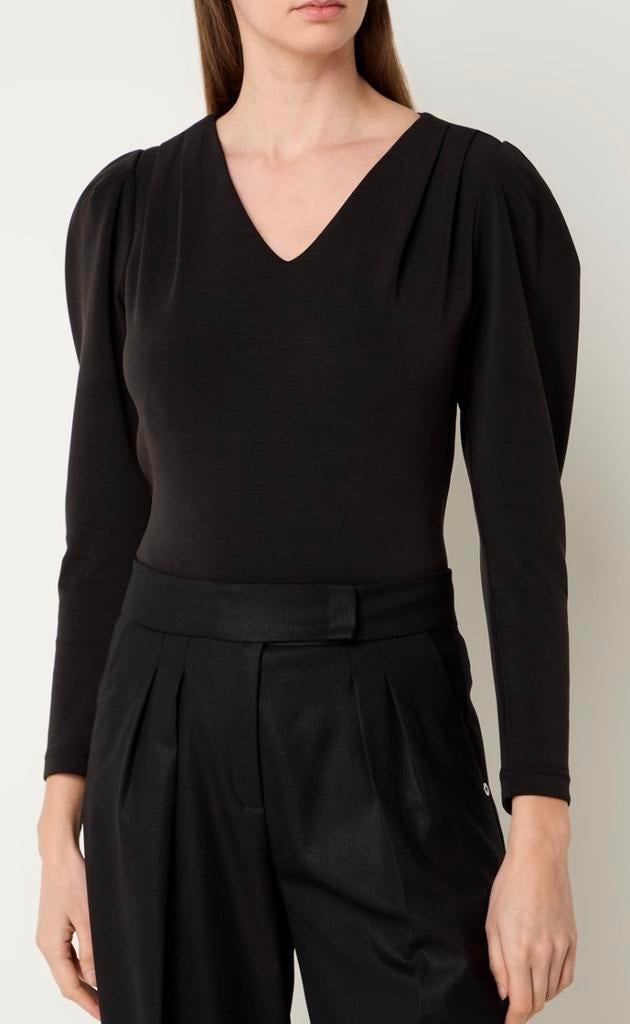 Nieuw: Selected Femme top – zwart – met pofmouw – maat 38/M, Maat 38/40 (M), Zwart, Nieuw, Ophalen of Verzenden