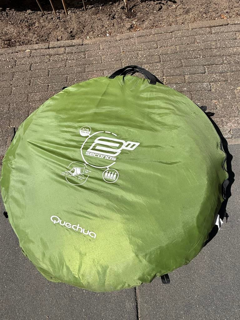 Quechua 2 seconds tent, Caravans en Kamperen, Tenten, Ophalen, Gebruikt, Tot en met 4