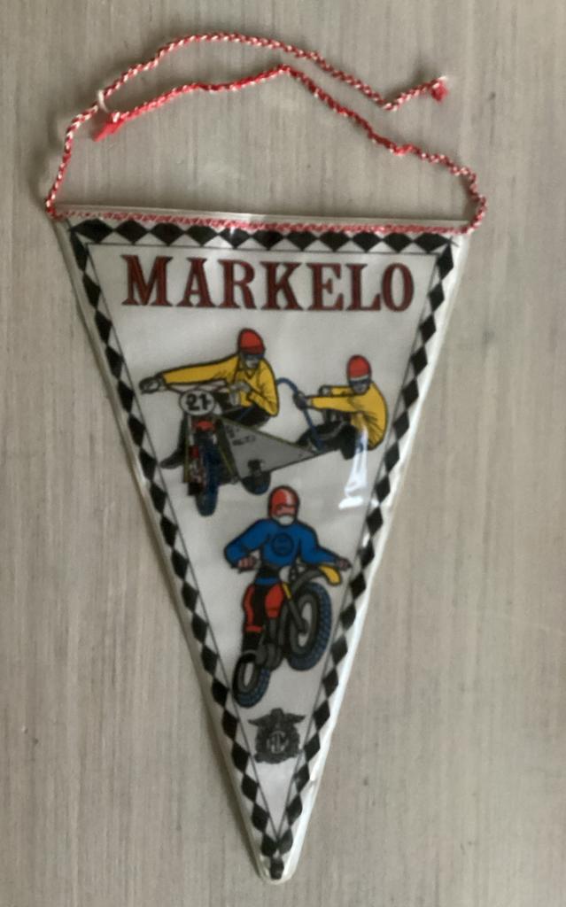 Vaantje MARKELO  MOTOREN, Verzamelen, Ophalen of Verzenden, Zo goed als nieuw, Overige sporten, Vaantje of Sjaal