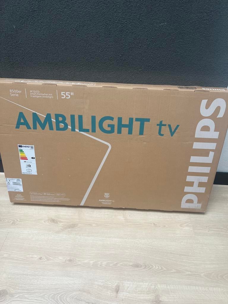 Philips Ambilight 55” 4K UHD Smart TV - Nieuw in doos, Ophalen, Nieuw in verpakking