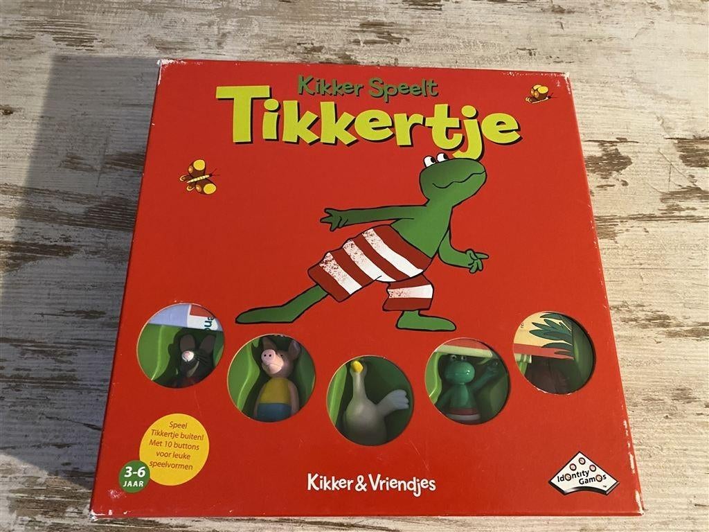Kikker speelt tikkertje vierkante doos [s567], Hobby en Vrije tijd, Gezelschapsspellen | Bordspellen, Ophalen of Verzenden, Zo goed als nieuw