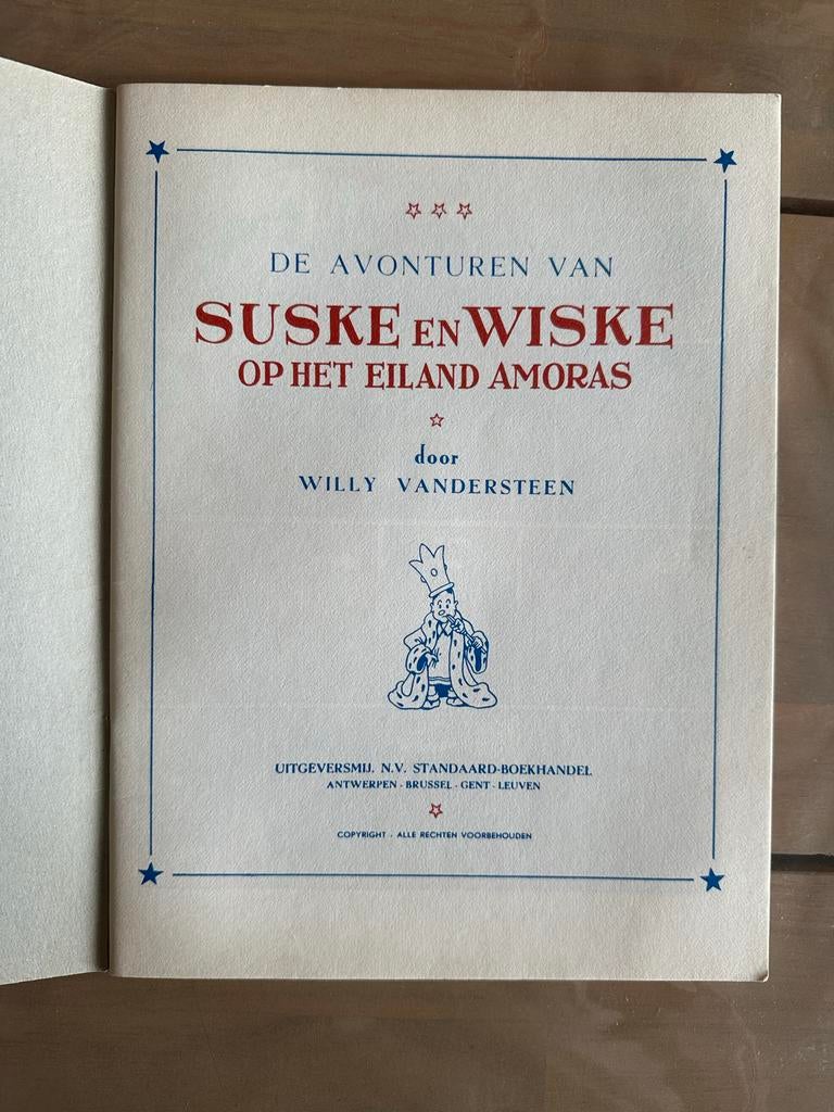 Suske en Wiske op het Eiland Amoras, Boeken, Stripboeken, Eén stripboek, Ophalen of Verzenden, Gelezen