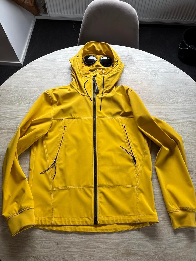 C.P. Company Goggle Jacket Shell-R Geel, Kleding | Heren, Jassen | Zomer, Ophalen of Verzenden, Zo goed als nieuw, Overige maten