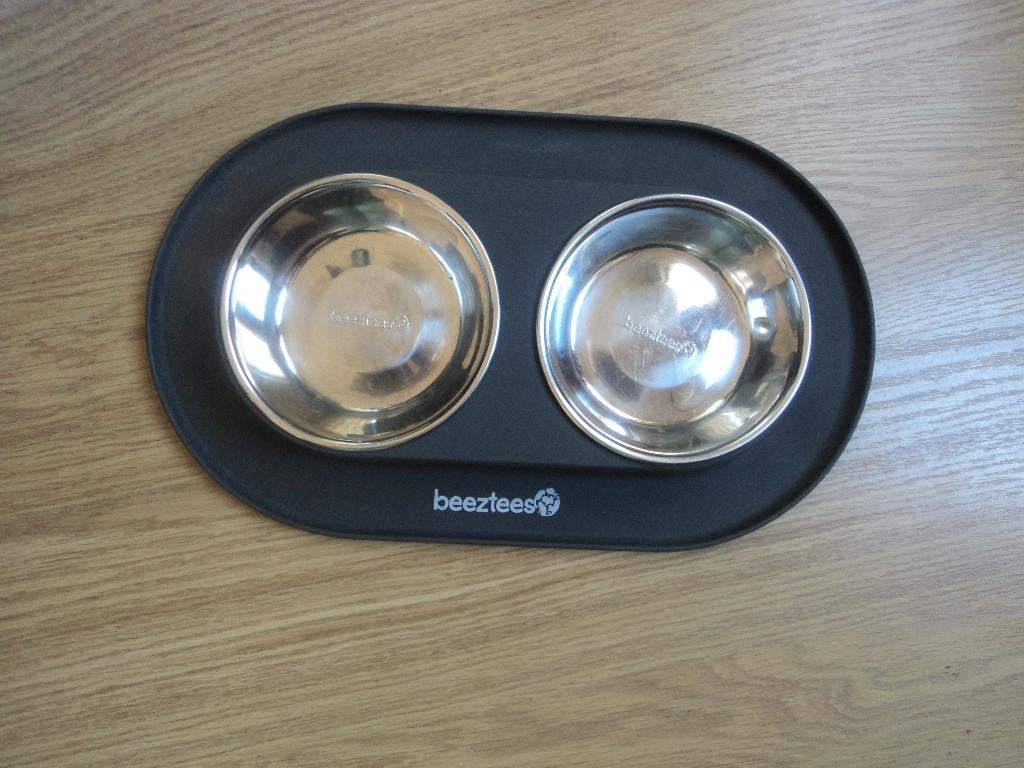 Beeztees Diner Set voor Honden, Dieren en Toebehoren, Hondenvoerbakken en Drinkbakken, Verzenden, Anti-knoei, Zo goed als nieuw
