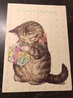 Beatrix Potter Kaart / Schilderijtje Poes Kat Miss Moppet, Ophalen of Verzenden, Nieuw, Dier