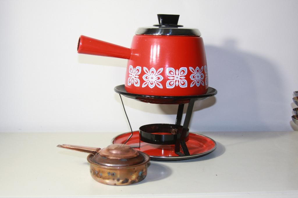Retro fonduestel Japy, Ophalen, Zo goed als nieuw, Brander, Fondueset