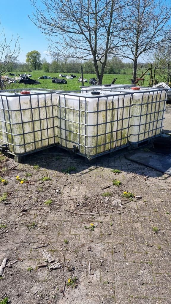 IBC containers - 1000 liter vaten, Ophalen