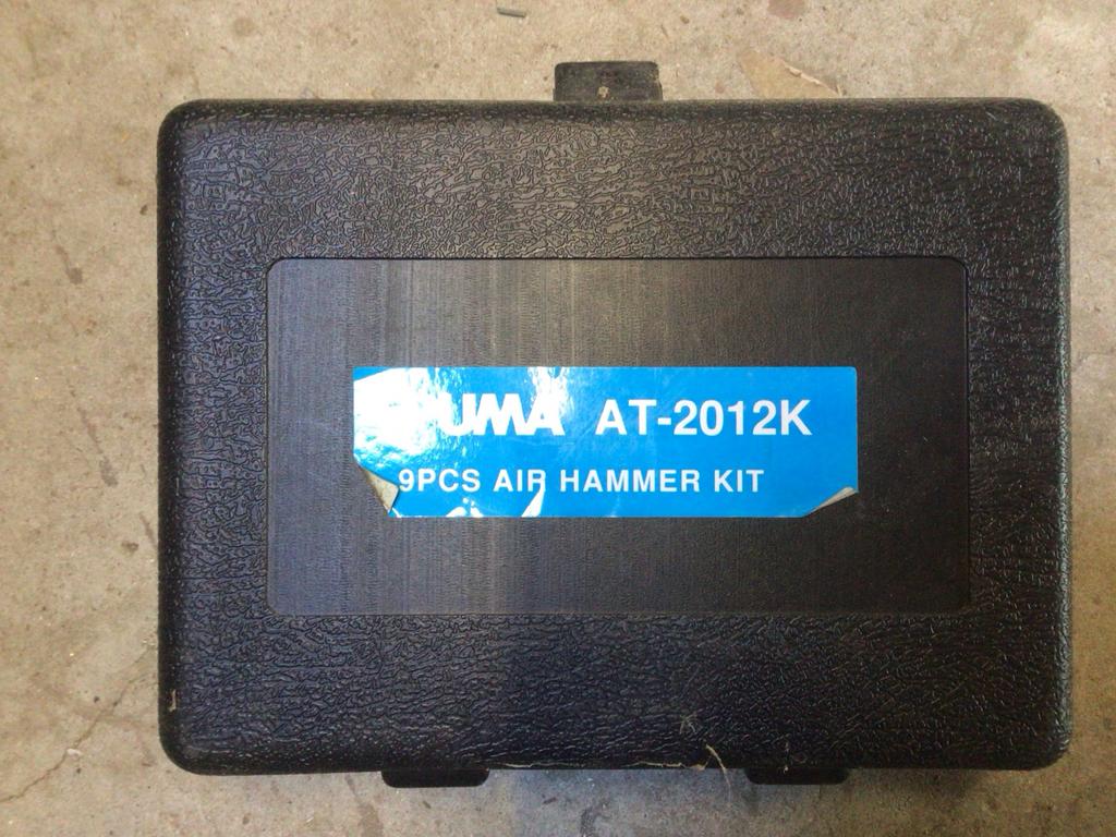 Pneumatische Lucht hamer met beitels, Ophalen, Gebruikt