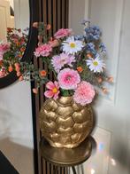 Zijden bloemen Lente in Vaas Schild Compleet, Ophalen of Verzenden, Nieuw