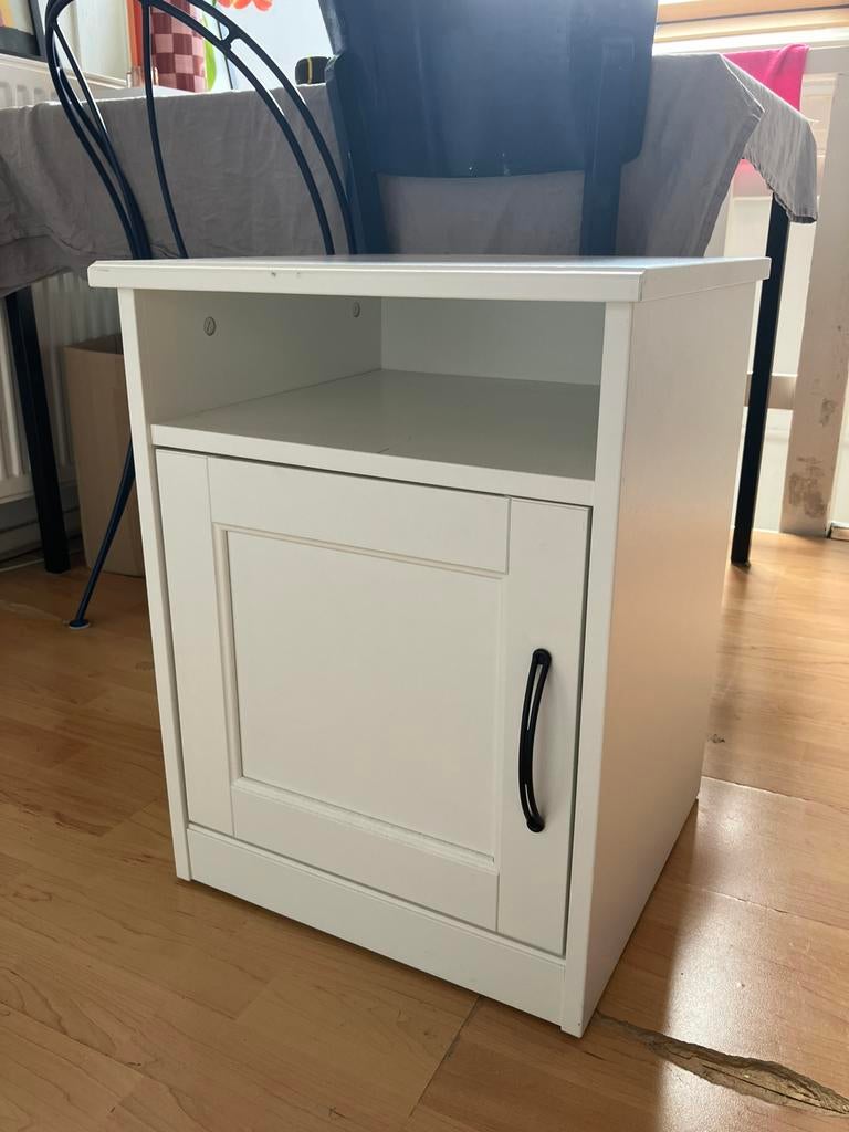 Nachtkastje wit, Ophalen, Gebruikt, Minder dan 45 cm