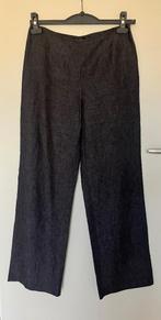 *kastopruiming* Donkergrijze linnen pantalon Zilch maat S 38, Kleding | Dames, Broeken en Pantalons, Maat 38/40 (M), Verzenden