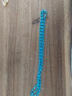 Turquoise kralenketting - Handgemaakt, Gebruikt, Blauw, Ophalen of Verzenden, Steen of Mineraal