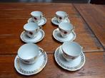 6 mokkakopjes/esoressokopjes met lieve roosjes, Bavaria, Antiek en Kunst, Ophalen of Verzenden