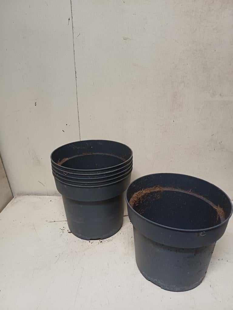 Kweekpotten plantenpotten bloempotten 5 liter, Tuin en Terras, Kunststof, Gebruikt, Rond, Ophalen of Verzenden
