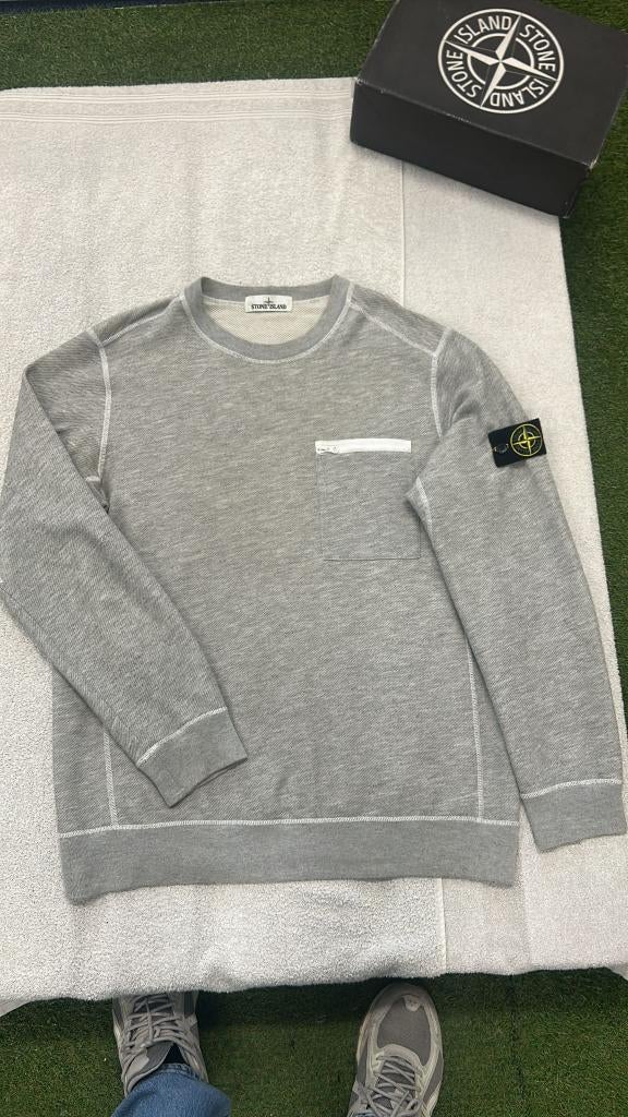 Stone Island Sweater trui pull met Badge, ., Maat 56/58 (XL), Ophalen of Verzenden, .