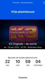 K3 reunie staanplaatsen 9 april, Twee personen, April