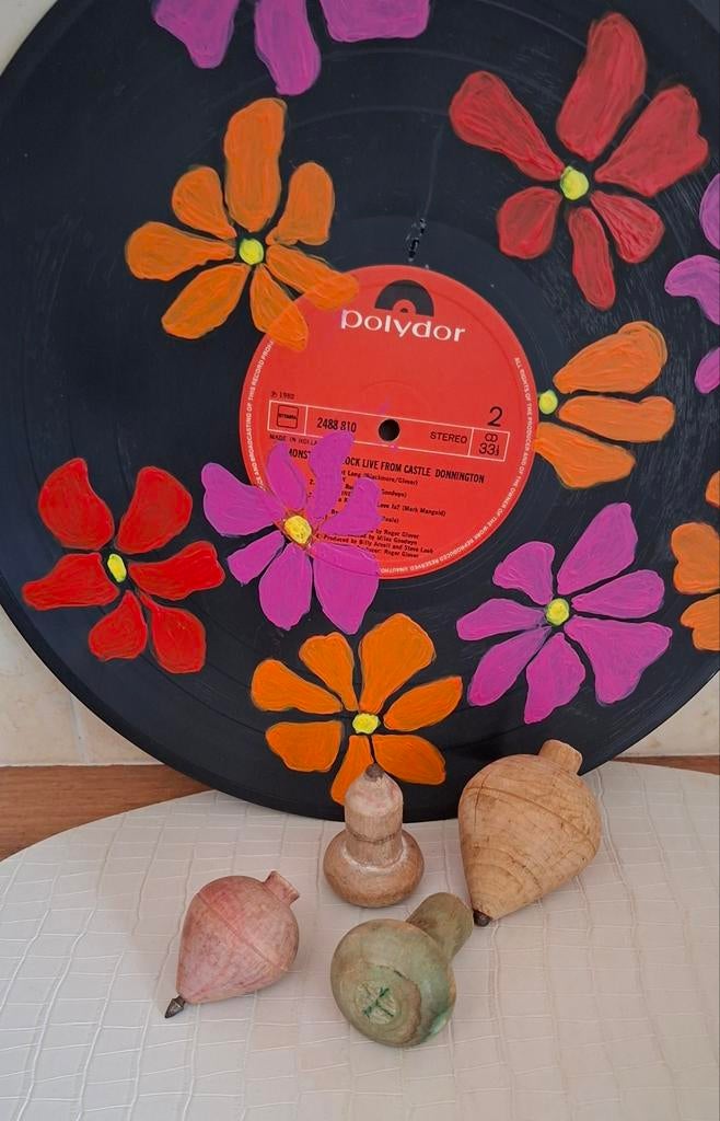 Vintage houten tollen, prijs per stuk, Ophalen of Verzenden