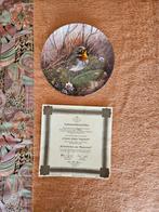 Decoratief bordje "Roodborstje am Wegesrand", Antiek en Kunst, Ophalen of Verzenden