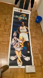 Grote Space Jam poster Michael Jordan – vintage jaren 90, Ophalen, Zo goed als nieuw, A1 t/m A3, Film en Tv