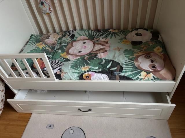 kinderbed "Born lucky", Ophalen, Gebruikt, 70 tot 85 cm, 140 tot 160 cm