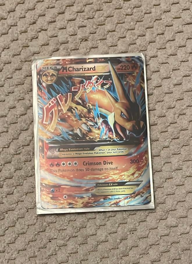 Pokémon kaart M Charizard EX, Hobby en Vrije tijd, Verzamelkaartspellen | Pokémon, Verzenden, Nieuw, Losse kaart