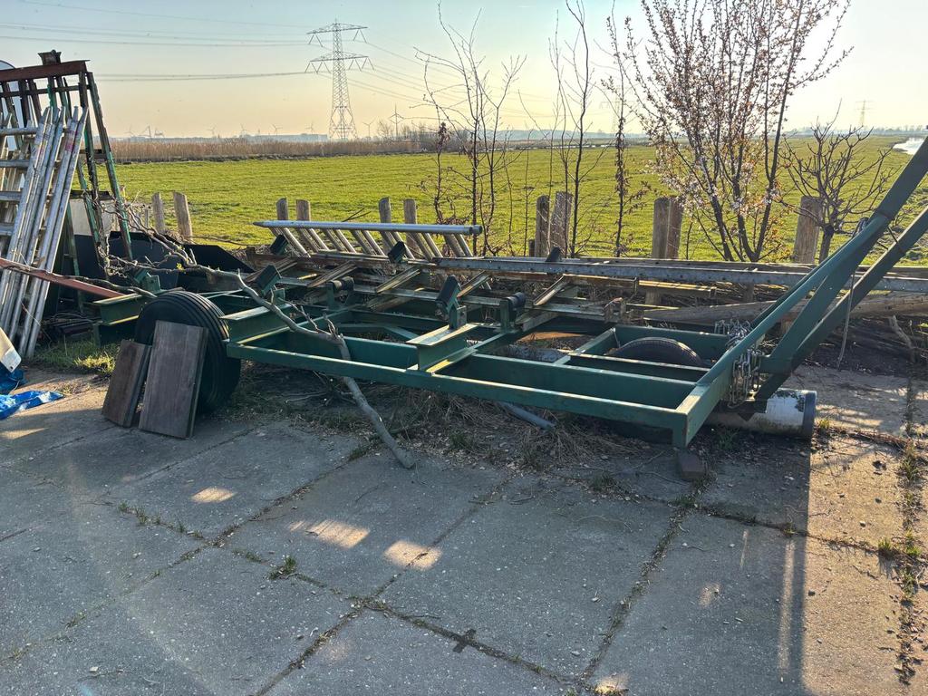Boottrailer / onderstel voor pipowagen, Ophalen, Gebruikt
