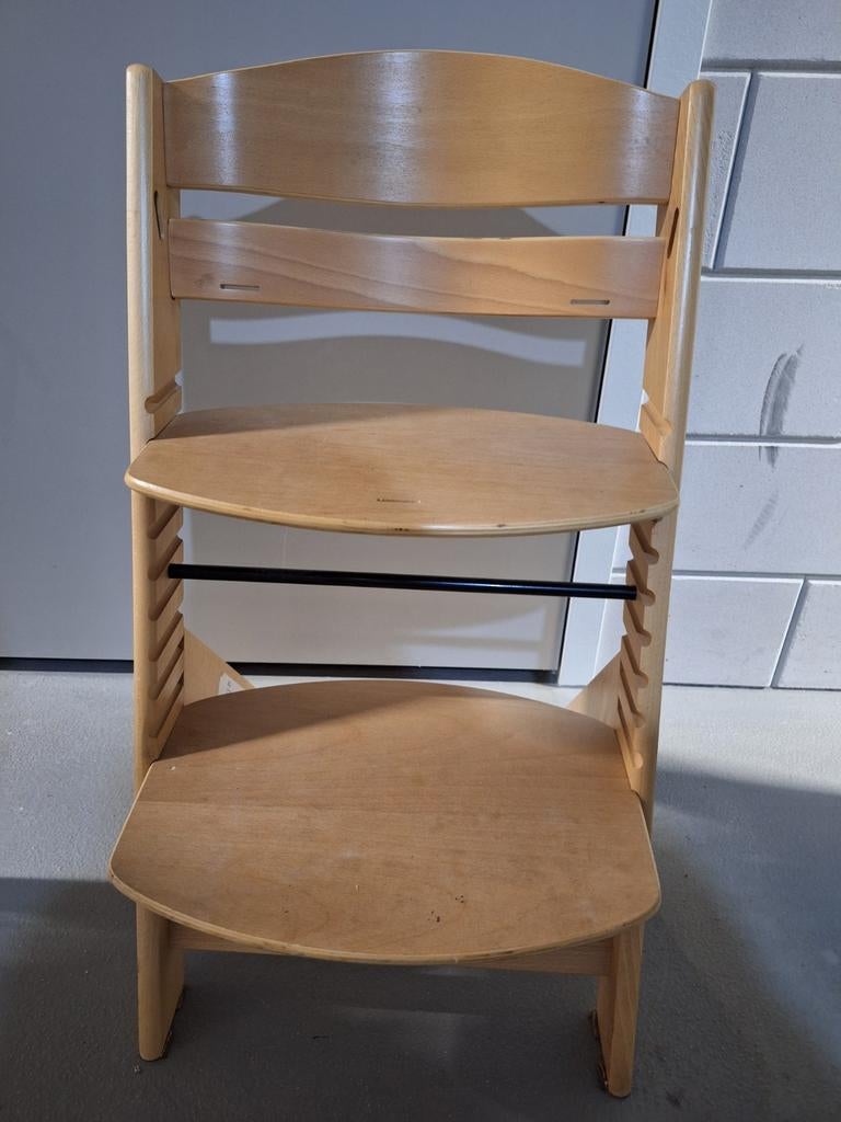Houten kinderstoel jill ossan, Ophalen, Zo goed als nieuw, Hoogslaper
