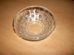 vintage glazen bonbons/chocoladeschaaltje, Ophalen, Gebruikt, Schaal, Rond
