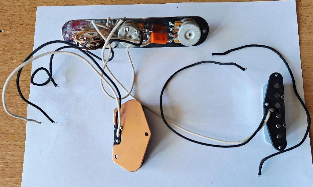 Telecaster set-up pick-ups compleet, Ophalen of Verzenden, Zo goed als nieuw, Elektrische gitaar