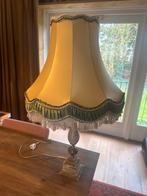 Retro Vintage Kitsch Tafellamp met creme groene kap, Ophalen