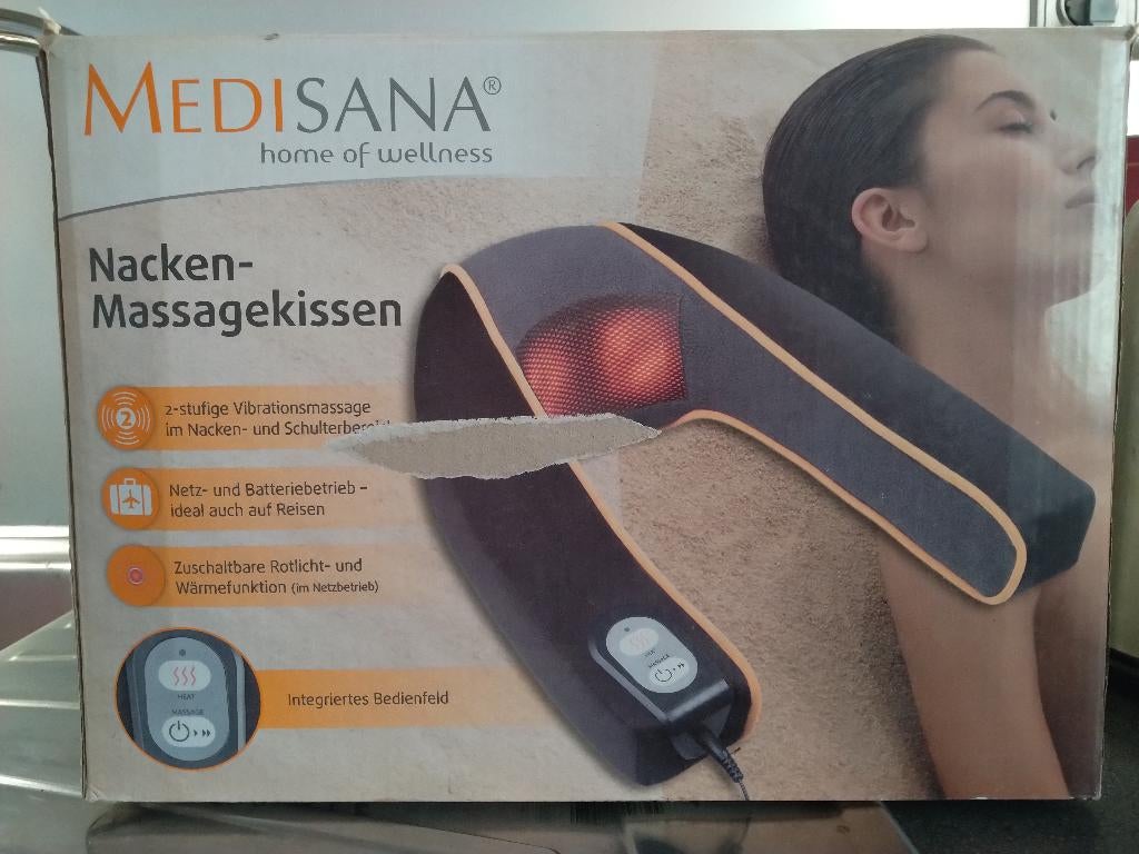 Nek thermo massagekussen, Ophalen, Zo goed als nieuw, Massagestoel of Kussen