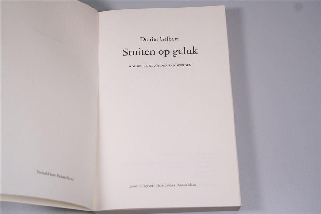 Stuiten op geluk — Hoe geluk te vinden, Ophalen of Verzenden, Zo goed als nieuw, Overige onderwerpen, Achtergrond en Informatie
