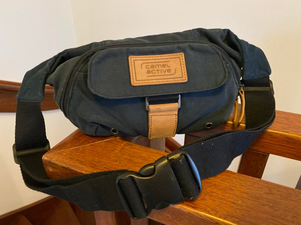 Stoere canvas Heuptas Camel Active donkerblauw, Ophalen of Verzenden, Zo goed als nieuw, Blauw, Overige merken