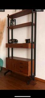 Vintage Simpla Lux wandmeubel kast in prachtige staat, Ophalen of Verzenden, Zo goed als nieuw, Minder dan 150 cm, Met lade(s)