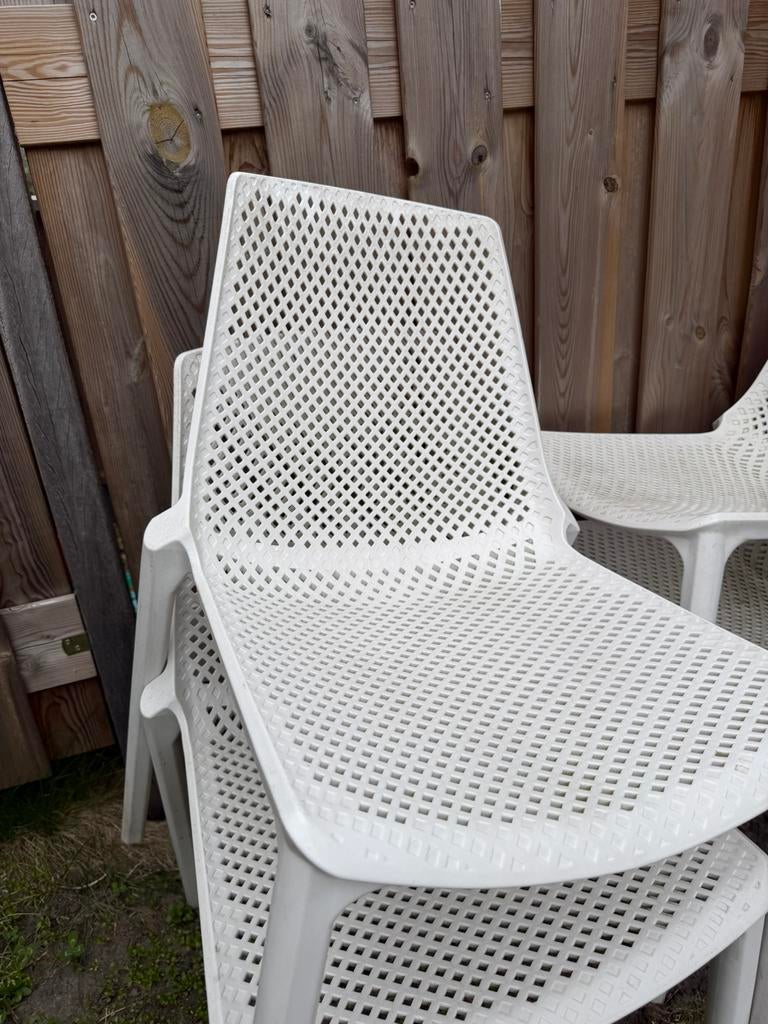Tuinstoelen 4x, Ophalen, Zo goed als nieuw, Kunststof