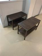 2x IKEA Molger badkamerrekjes/schoenenrekjes, gebruikt, Ophalen of Verzenden, Gebruikt