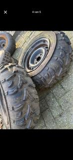 14 inch quadbanden / crossbanden op 4x100 velg, Ophalen of Verzenden, Gebruikt