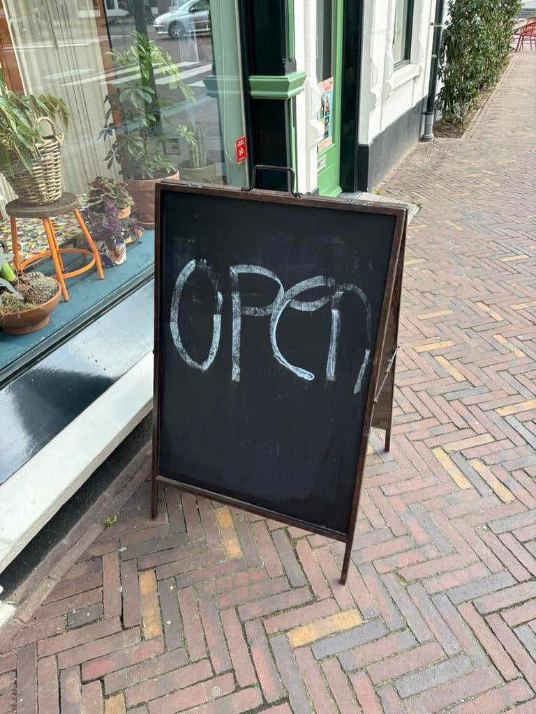 Reclamebord, Antiek en Kunst, Curiosa en Brocante, Ophalen