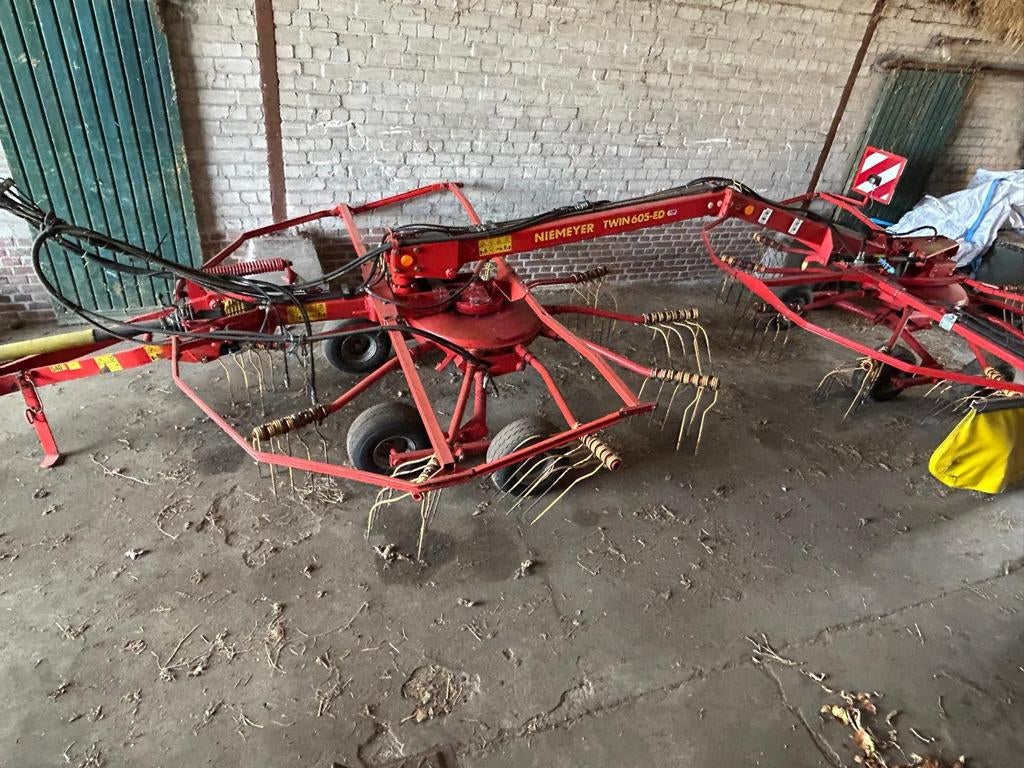 Niemeyer Twin-605-ED dubbele rugger / zwadhark, Zakelijke goederen, Ophalen, Veehouderij, Weidebouw